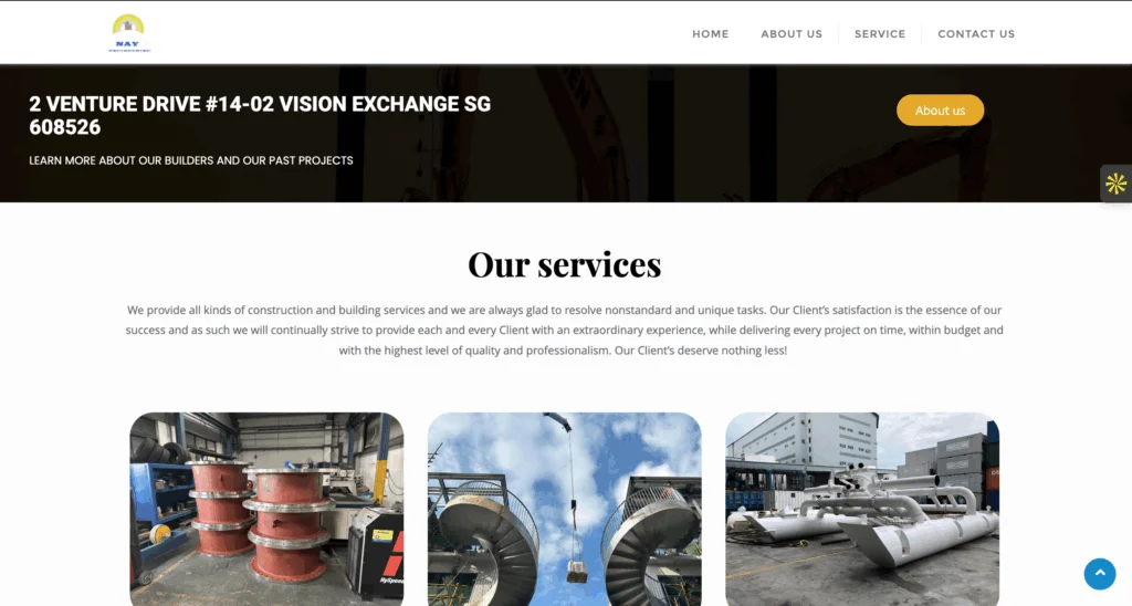 NAY website homepage